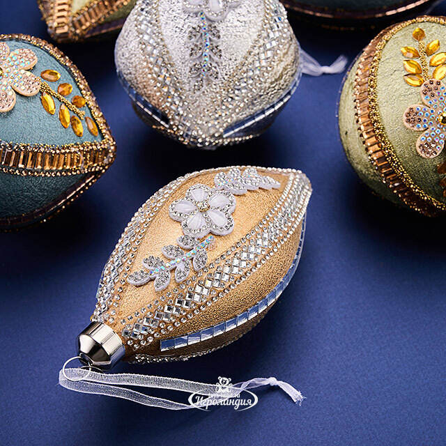 Елочные шары Мойнешти 8-12 см, 12 шт, подарочная коробка, стекло Winter Deco