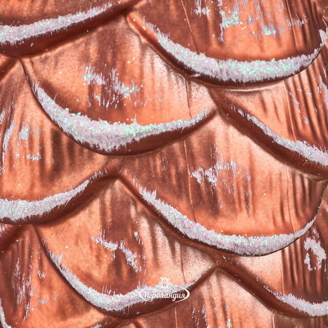 Елочная игрушка Шишка Crispina 18 см, 2 шт, пластик Winter Deco