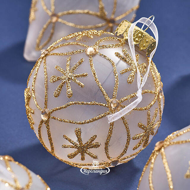 Елочные ПЭТ шары Eterna: Dance of Miralune 8 см, 6 шт Winter Deco