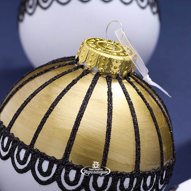 Елочные ПЭТ шары Eterna: Auroras Embrace 10 см, 6 шт Winter Deco