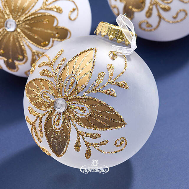 Елочные ПЭТ шары Eterna: Dreamers of Aldaria 10 см, 6 шт Winter Deco