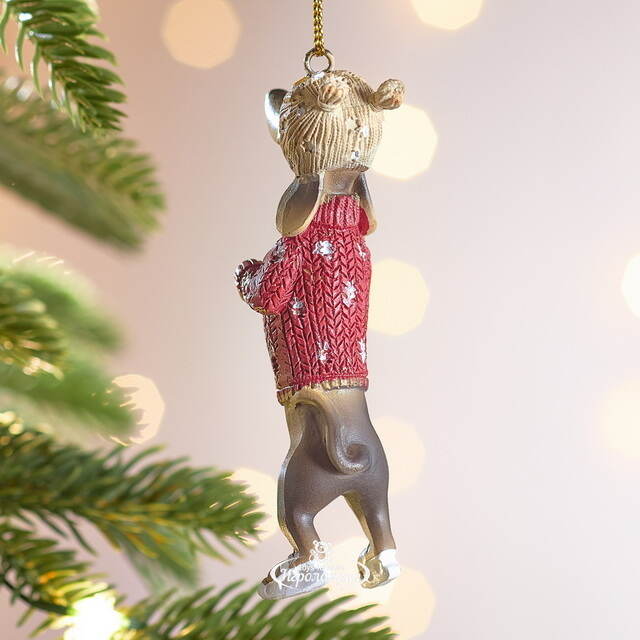 Елочная игрушка Такса Ларри 10 см Winter Deco