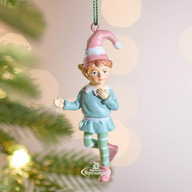 Елочная игрушка Эльф Келвин из Гундабада 10 см Winter Deco