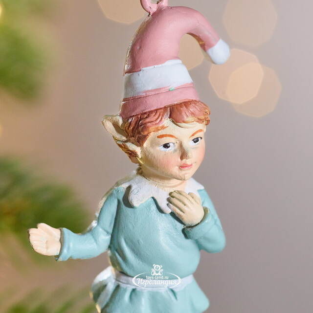 Елочная игрушка Эльф Келвин из Гундабада 10 см Winter Deco
