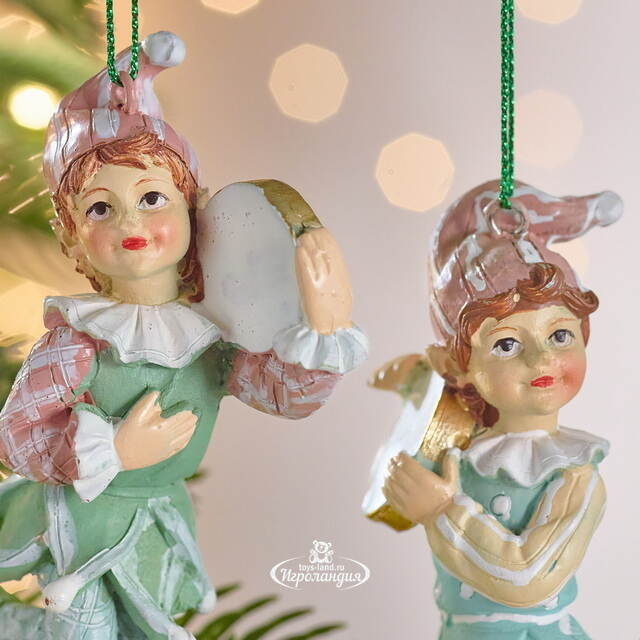 Набор елочных игрушек Эльфы из Гундабада 11 см, 2 шт Winter Deco