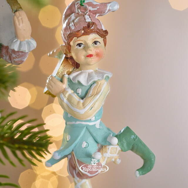 Набор елочных игрушек Эльфы из Гундабада 11 см, 2 шт Winter Deco