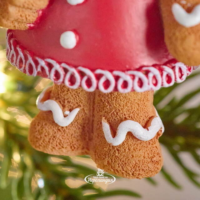 Набор елочных игрушек Пряничные Человечки - Мэтью и Лэсси 9 см, 2 шт  Winter Deco