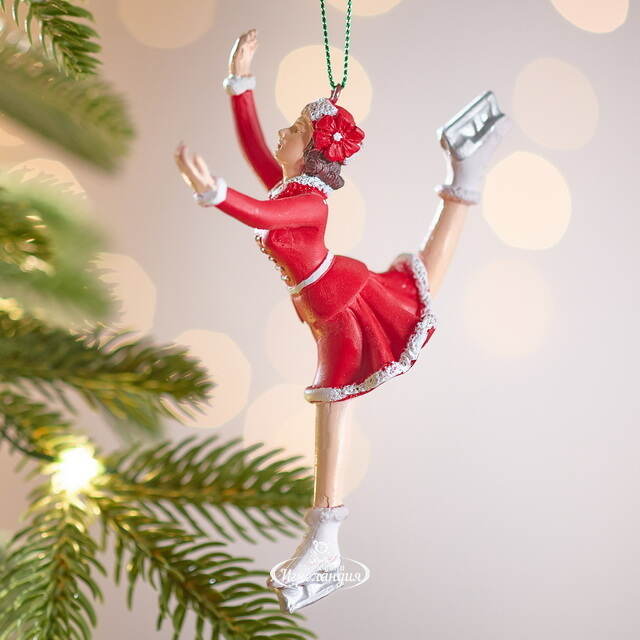Елочная игрушка Девушка Миранда на коньках 14 см Winter Deco