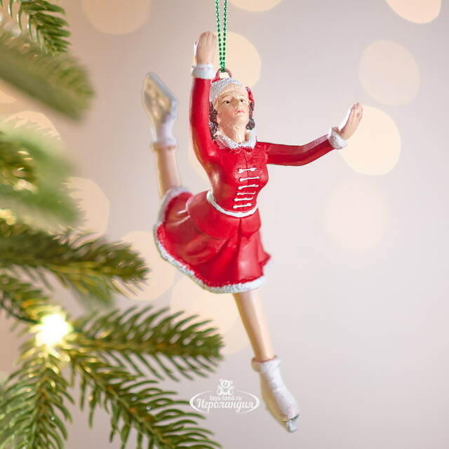 Елочная игрушка Девушка Миранда на коньках 14 см Winter Deco