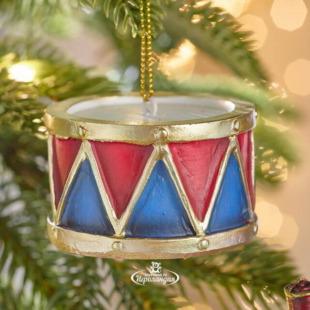 Набор елочных игрушек Детство - Childrens World 6-9 см синий, 3 шт Winter Deco