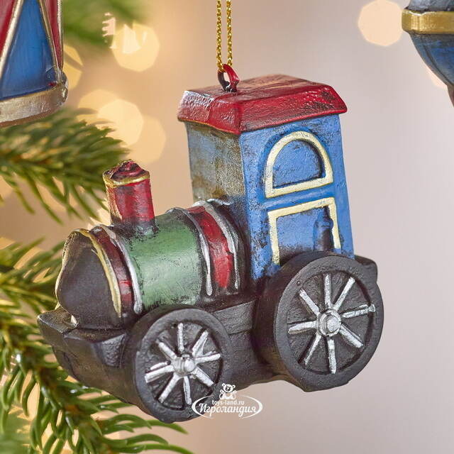 Набор елочных игрушек Детство - Childrens World 6-9 см синий, 3 шт Winter Deco