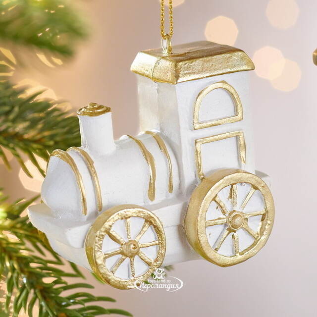 Набор елочных игрушек Детство - Childrens World 6-9 см белый, 3 шт Winter Deco