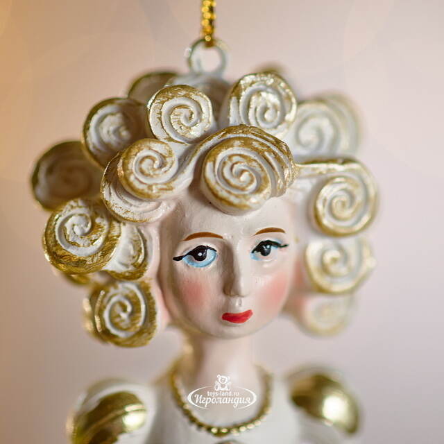 Елочная игрушка Девочка Ванесса с хвостиками 12 см Winter Deco