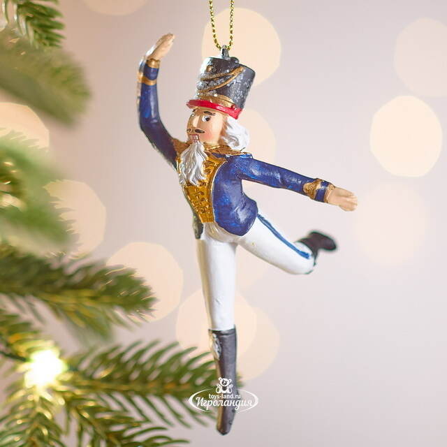 Елочная игрушка Щелкунчик - Танцор из города Зайфен 12 см Winter Deco