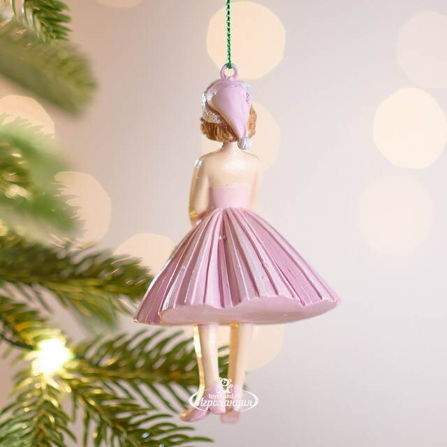 Елочная игрушка Девушка Риккарда с корзинкой 10 см Winter Deco