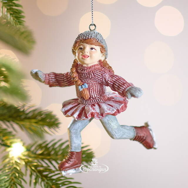 Елочная игрушка Девушка Элма с косичками 11 см Winter Deco