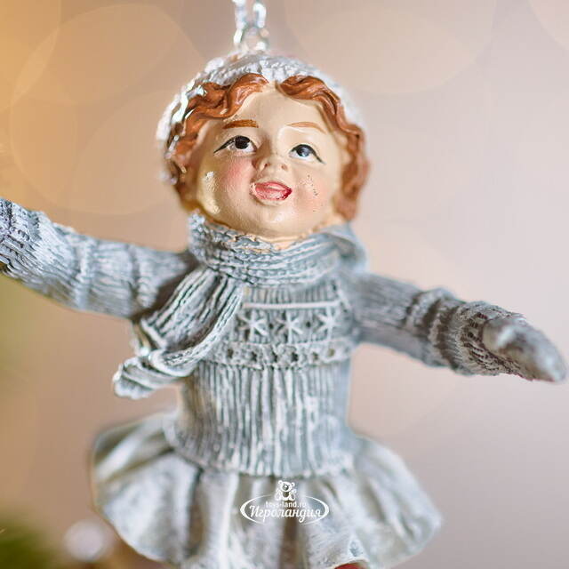 Елочная игрушка Девушка Элма на коньках 11 см Winter Deco