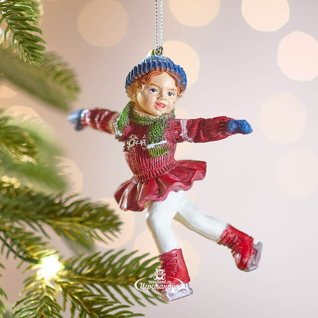 Елочная игрушка Девушка Элма в красном свитере 11 см Winter Deco