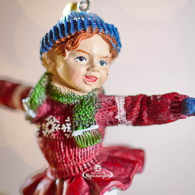 Елочная игрушка Девушка Элма в красном свитере 11 см Winter Deco