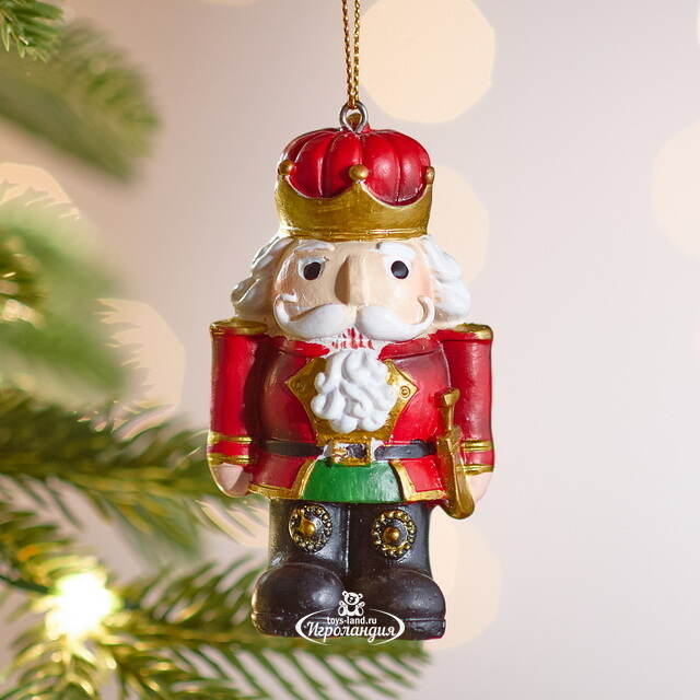 Елочная игрушка Щелкунчик - Королевский Защитник Сказок 8 см Winter Deco