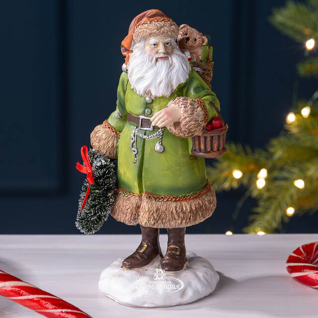 Декоративная фигурка Дед Мороз с подарками - Christmas Fairyland 15 см Winter Deco