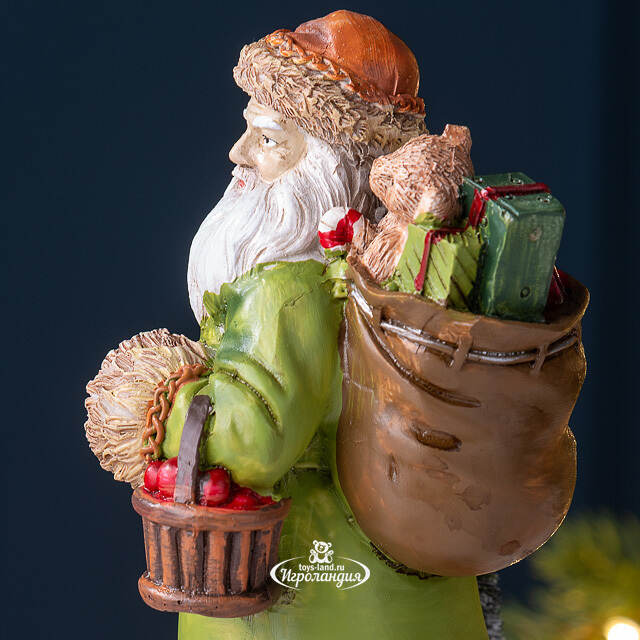 Декоративная фигурка Дед Мороз с подарками - Christmas Fairyland 15 см Winter Deco