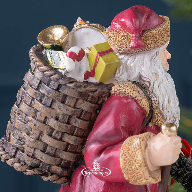 Декоративная фигурка Дед Мороз с посохом - Christmas Fairyland 20 см Winter Deco