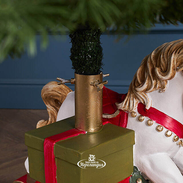 Подставка для елки Лошадка-Качалка - Enchantmas 47*40 см, диаметр ствола до 3.8 см Winter Deco