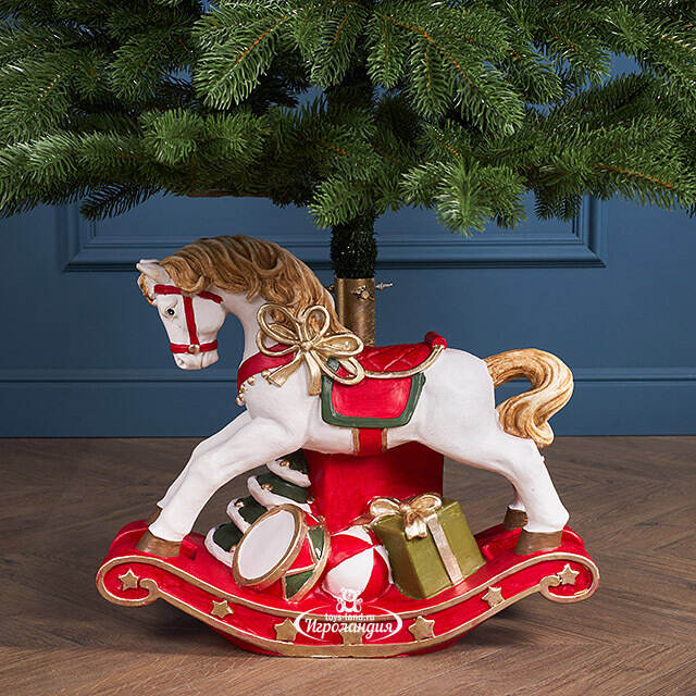 Подставка для елки Лошадка-Качалка - Enchantmas 47*40 см, диаметр ствола до 3.8 см Winter Deco
