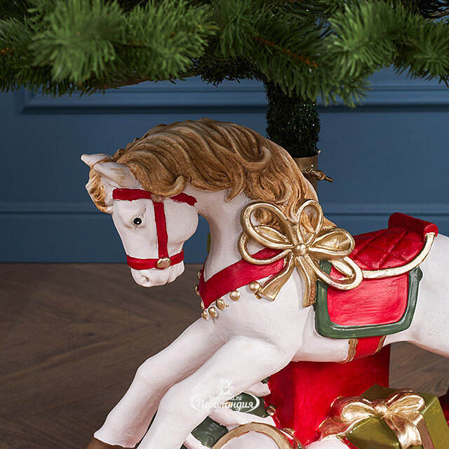 Подставка для елки Лошадка-Качалка - Enchantmas 47*40 см, диаметр ствола до 3.8 см Winter Deco