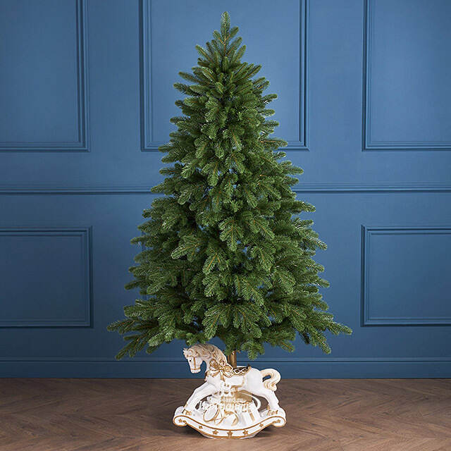 Подставка для елки Лошадка-Качалка с подарками - Enchantmas 47*40 см, диаметр ствола до 3.8 см Winter Deco