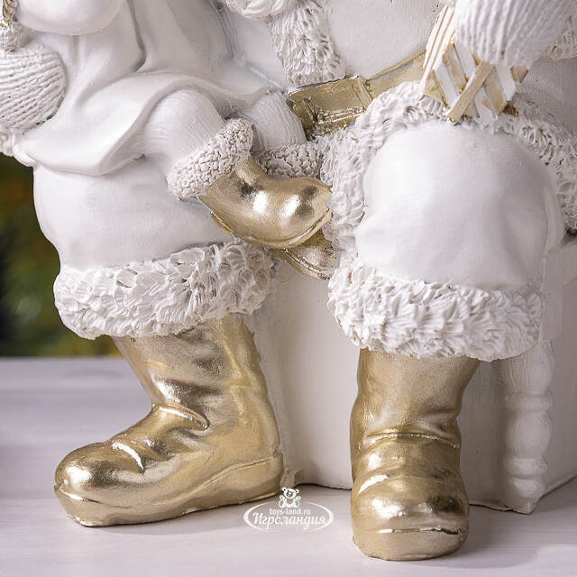 Фигурка Санта Клаус с Девочкой Элли - Merry Christmas 14 см Winter Deco