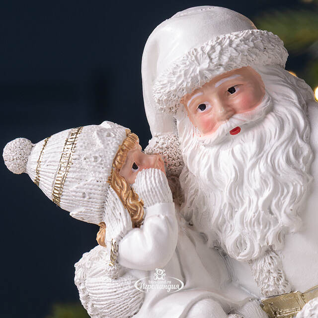 Фигурка Санта Клаус с Девочкой Элли - Merry Christmas 14 см Winter Deco