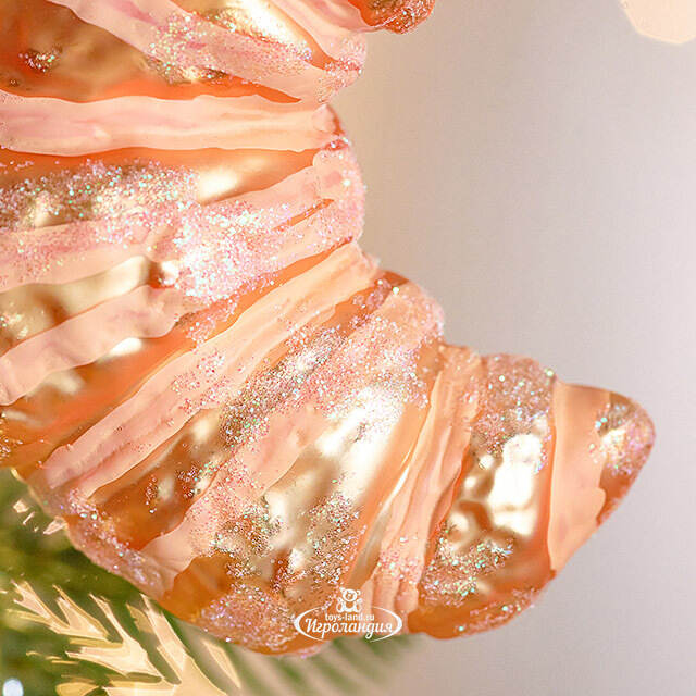 Елочная игрушка Круассан - Parisian Style 11 см, стекло Winter Deco