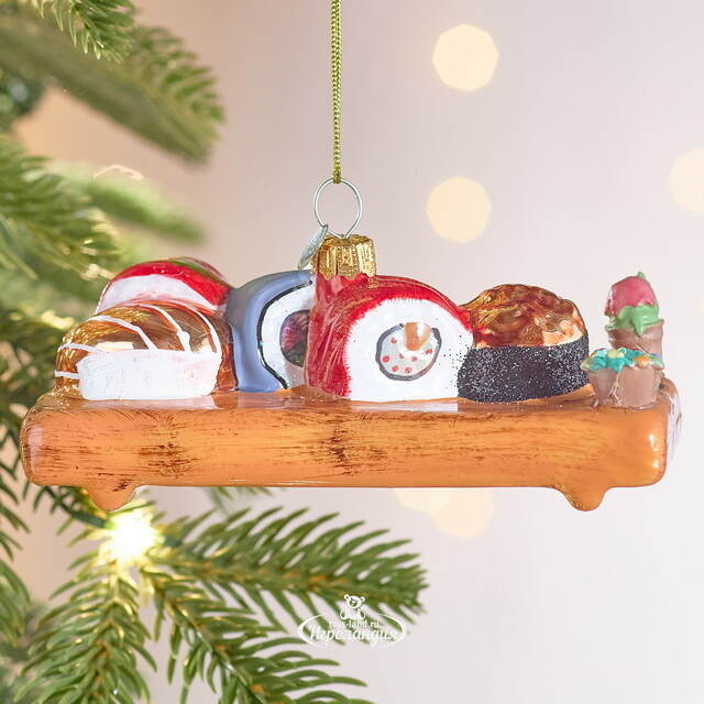 Елочная игрушка Суши - Tokyo Treats 12 см, стекло Winter Deco