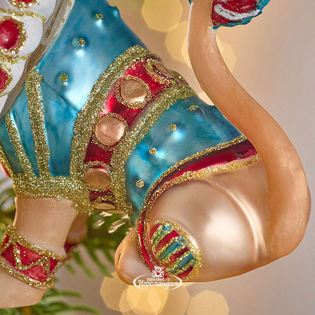 Елочная игрушка Лев Леотин - Circus Roncalli 11 см, стекло Winter Deco