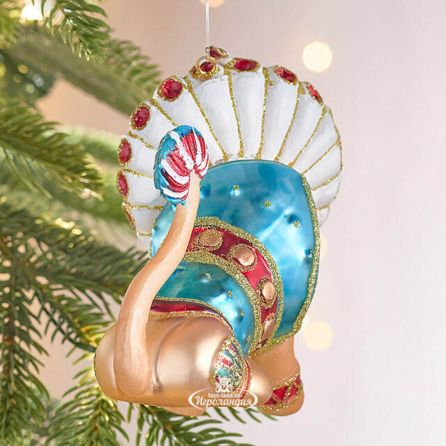 Елочная игрушка Лев Леотин - Circus Roncalli 11 см, стекло Winter Deco