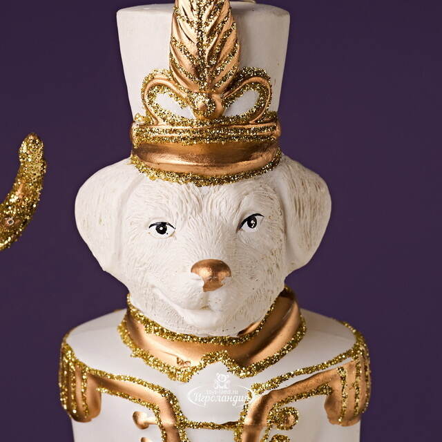 Елочные игрушки Звери Щелкунчики 18 см, 3 шт, стекло Winter Deco