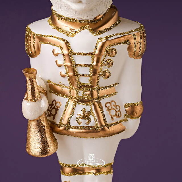 Елочные игрушки Звери Щелкунчики 18 см, 3 шт, стекло Winter Deco