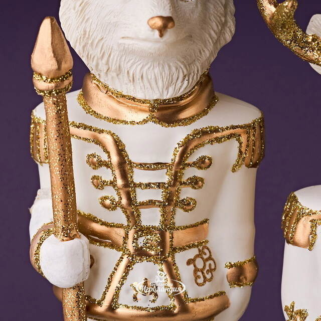 Елочные игрушки Звери Щелкунчики 18 см, 3 шт, стекло Winter Deco