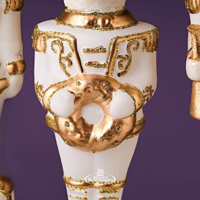 Елочные игрушки Звери Щелкунчики 18 см, 3 шт, стекло Winter Deco