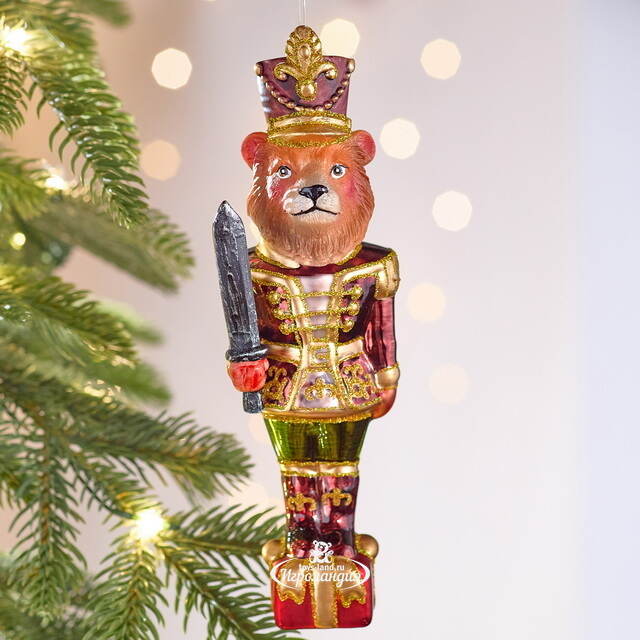 Елочная игрушка Гвардеец Баффи 18 см в подарочной коробке, стекло Winter Deco