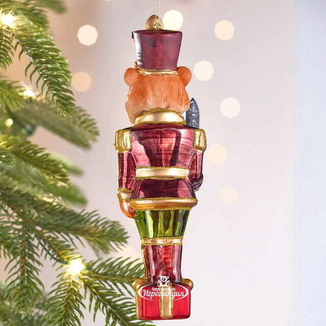 Елочная игрушка Гвардеец Баффи 18 см в подарочной коробке, стекло Winter Deco