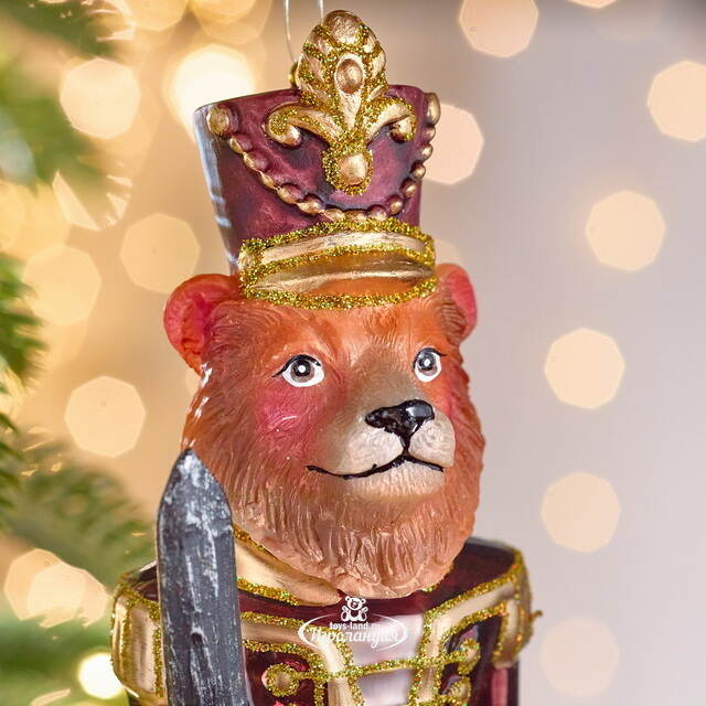 Елочная игрушка Гвардеец Баффи 18 см в подарочной коробке, стекло Winter Deco