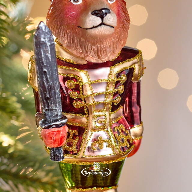 Елочная игрушка Гвардеец Баффи 18 см в подарочной коробке, стекло Winter Deco
