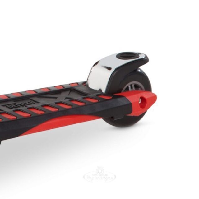 Трехколесный самокат Yvolution Glider XL Deluxe черно-красный YVolution