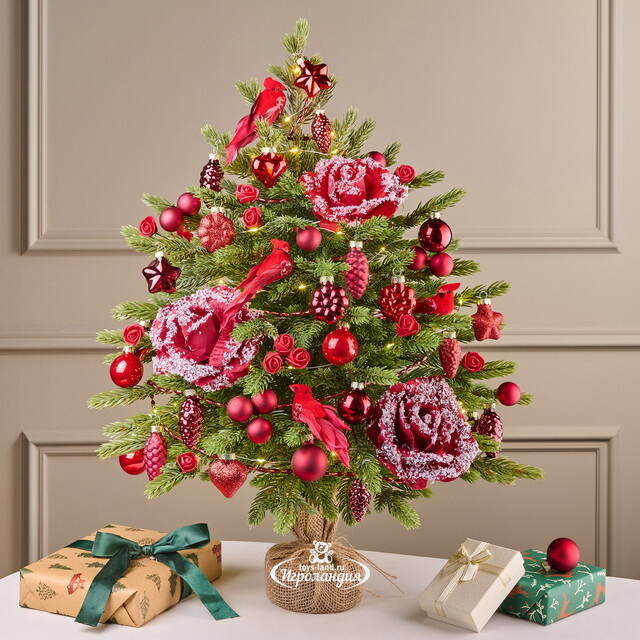 Елочные игрушки Гранатовый Коктейль, 12 шт, стекло Winter Deco