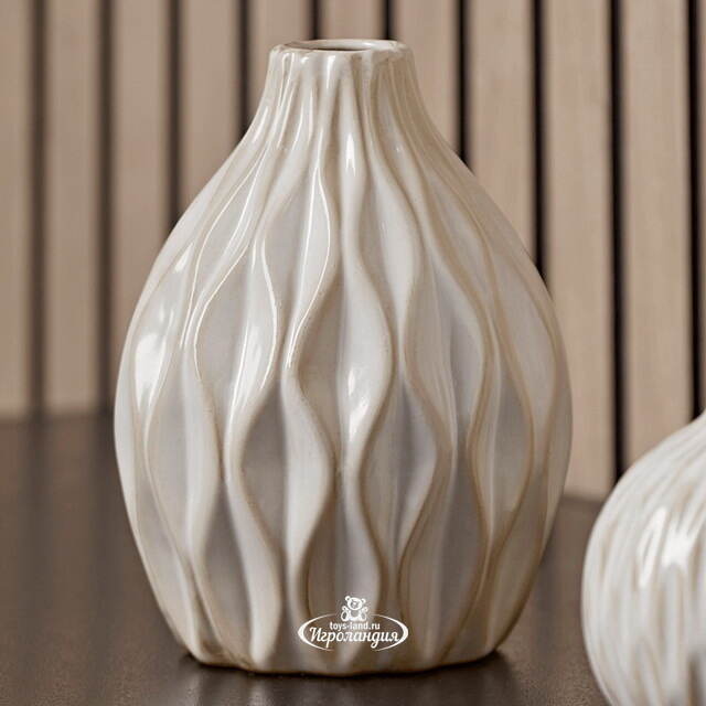 Фарфоровая ваза для цветов Масконни Аворио 15 см Boltze