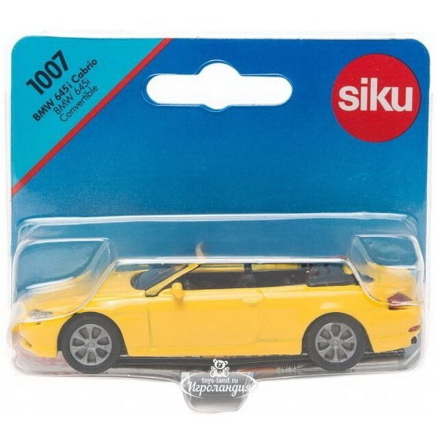 Кабриолет BMW 645i 1:55, 8 см SIKU (Сику)