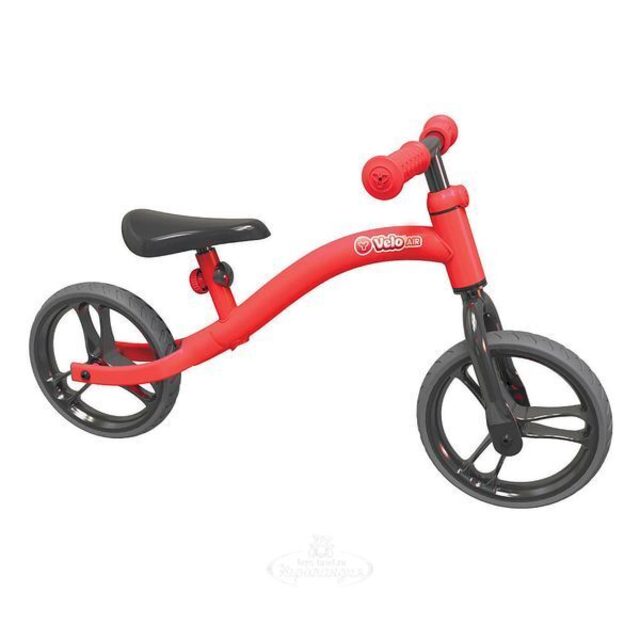 Беговел Yvolution Velo Air, колеса 9", красный YVolution